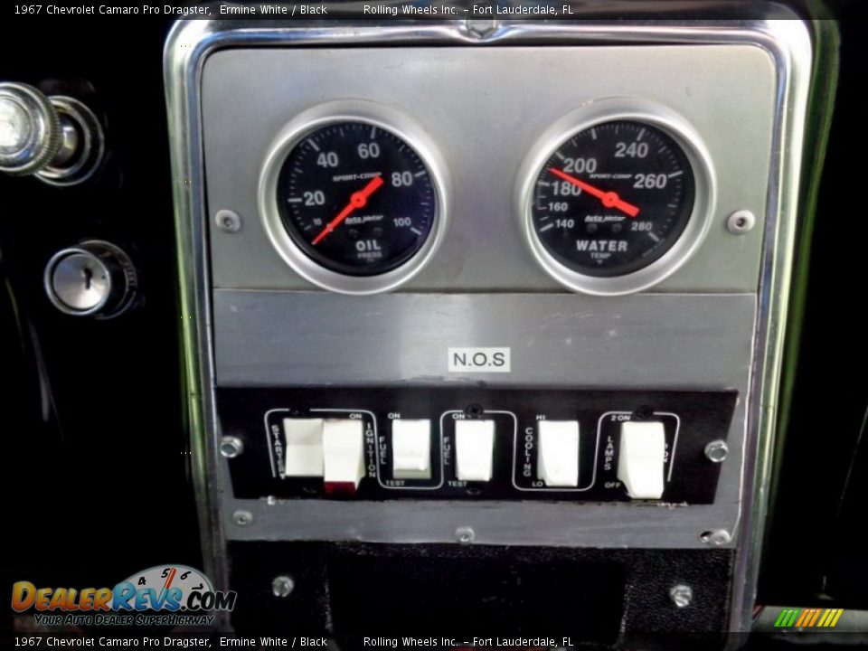 1967 Chevrolet Camaro Pro Dragster Ermine White / Black Photo #34