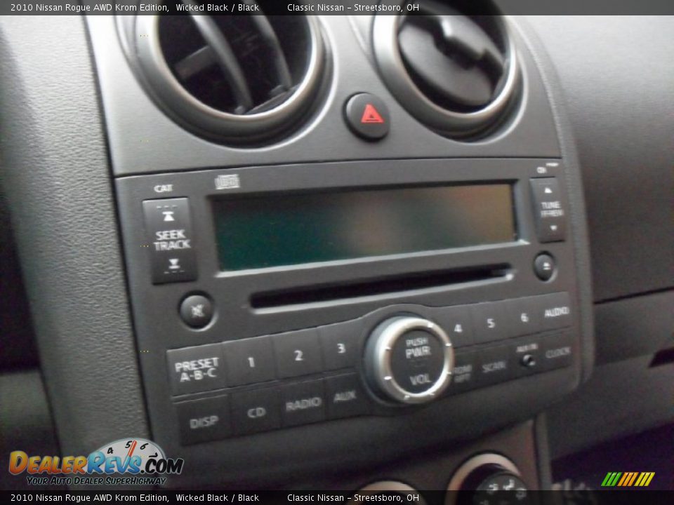 2010 Nissan Rogue AWD Krom Edition Wicked Black / Black Photo #14