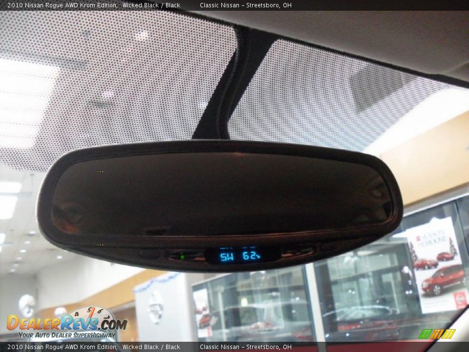 2010 Nissan Rogue AWD Krom Edition Wicked Black / Black Photo #16