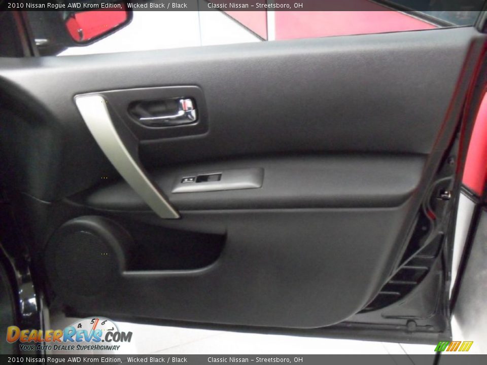 2010 Nissan Rogue AWD Krom Edition Wicked Black / Black Photo #20