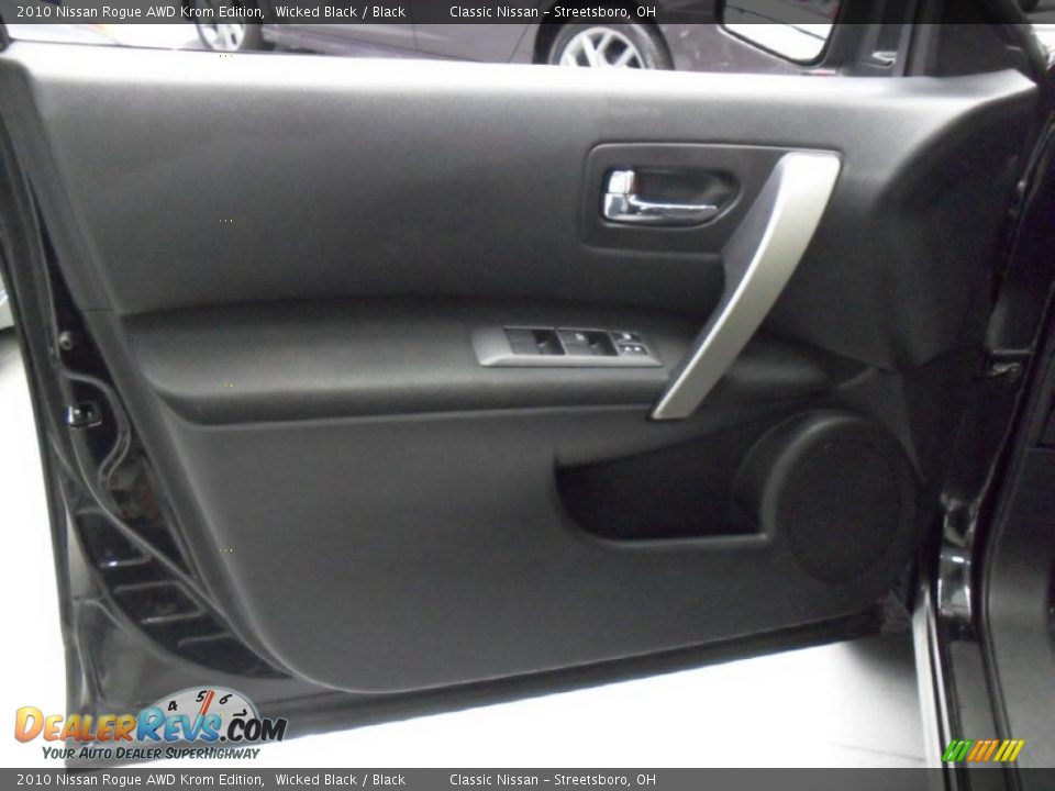 2010 Nissan Rogue AWD Krom Edition Wicked Black / Black Photo #21