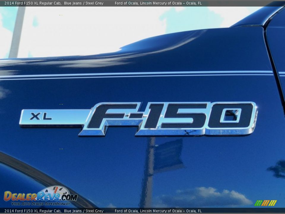 2014 Ford F150 XL Regular Cab Blue Jeans / Steel Grey Photo #5