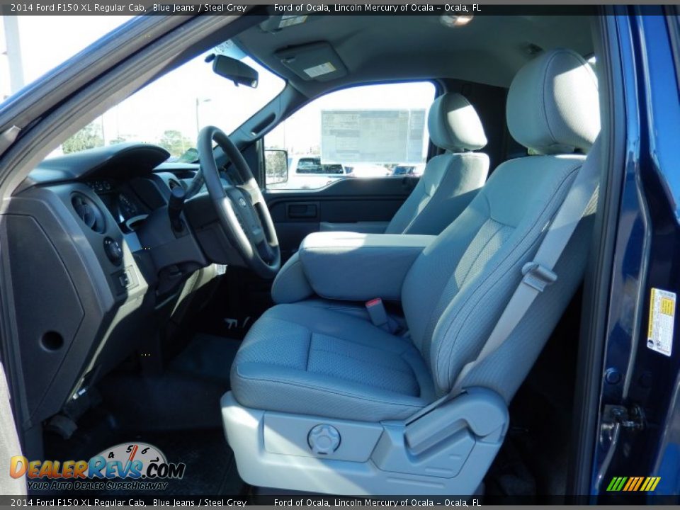Front Seat of 2014 Ford F150 XL Regular Cab Photo #6