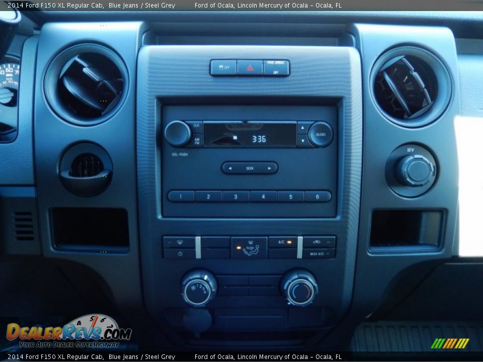 2014 Ford F150 XL Regular Cab Blue Jeans / Steel Grey Photo #9