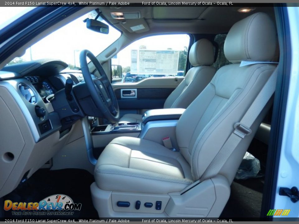 Front Seat of 2014 Ford F150 Lariat SuperCrew 4x4 Photo #6