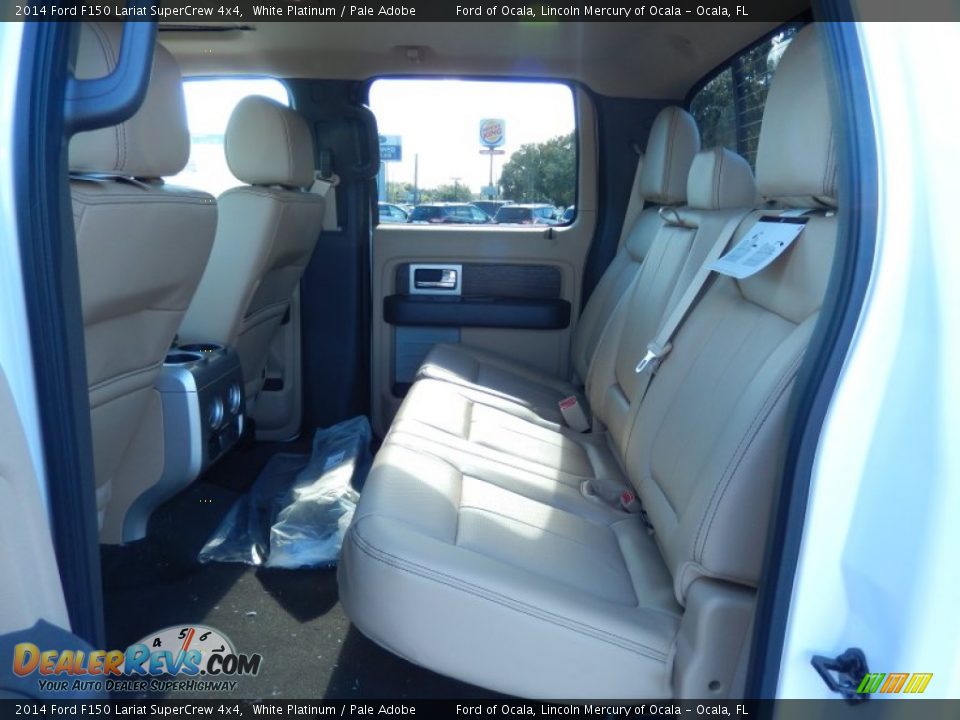 Rear Seat of 2014 Ford F150 Lariat SuperCrew 4x4 Photo #7