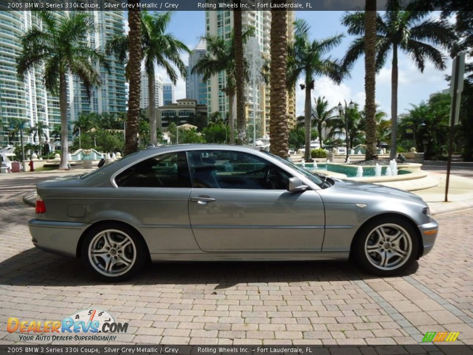 2005 BMW 3 Series 330i Coupe Silver Grey Metallic / Grey Photo #1