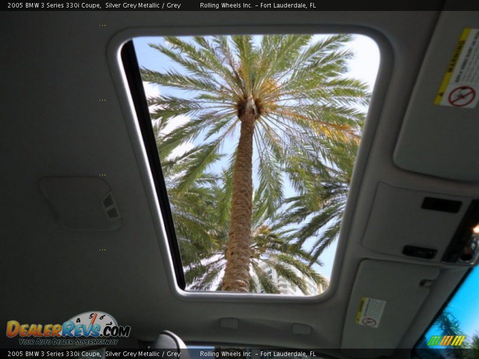 2005 BMW 3 Series 330i Coupe Silver Grey Metallic / Grey Photo #2