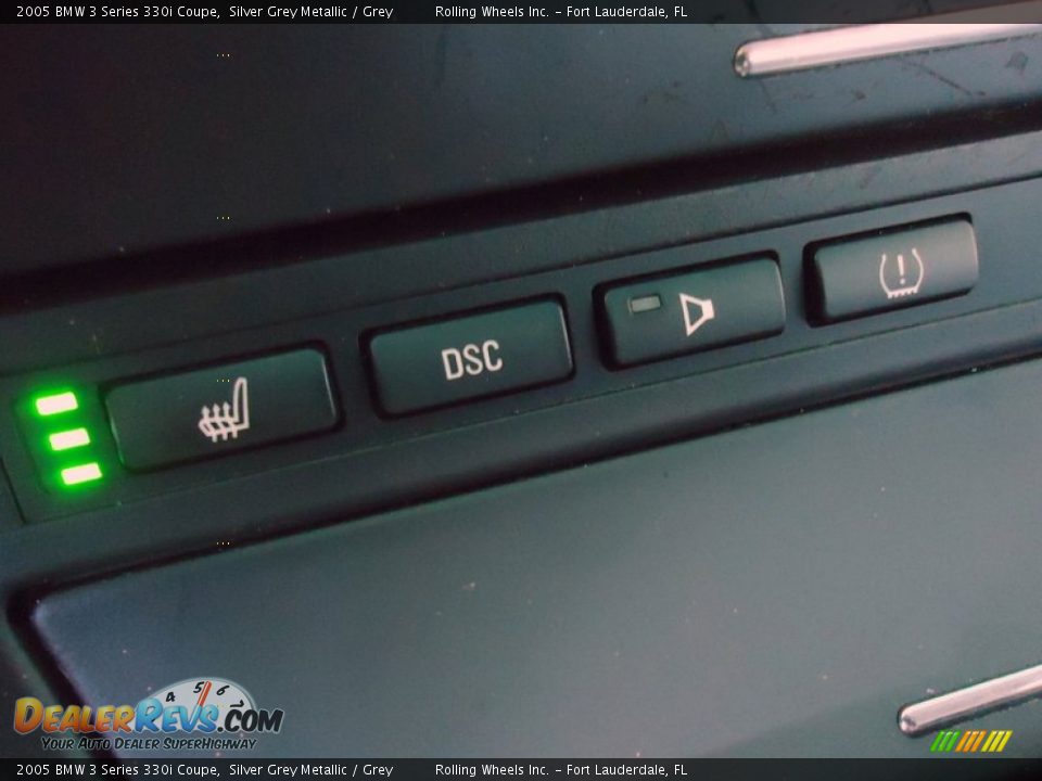 2005 BMW 3 Series 330i Coupe Silver Grey Metallic / Grey Photo #4