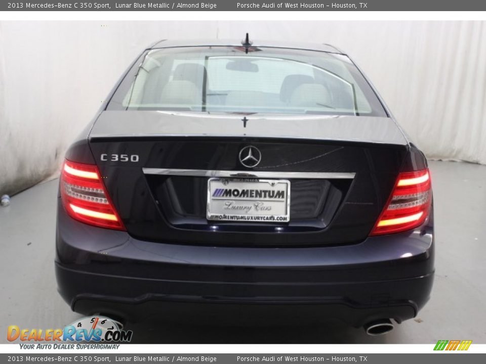2013 Mercedes-Benz C 350 Sport Lunar Blue Metallic / Almond Beige Photo #5