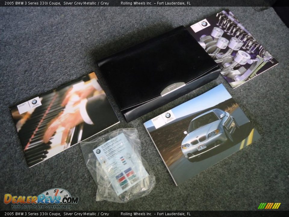 2005 BMW 3 Series 330i Coupe Silver Grey Metallic / Grey Photo #14