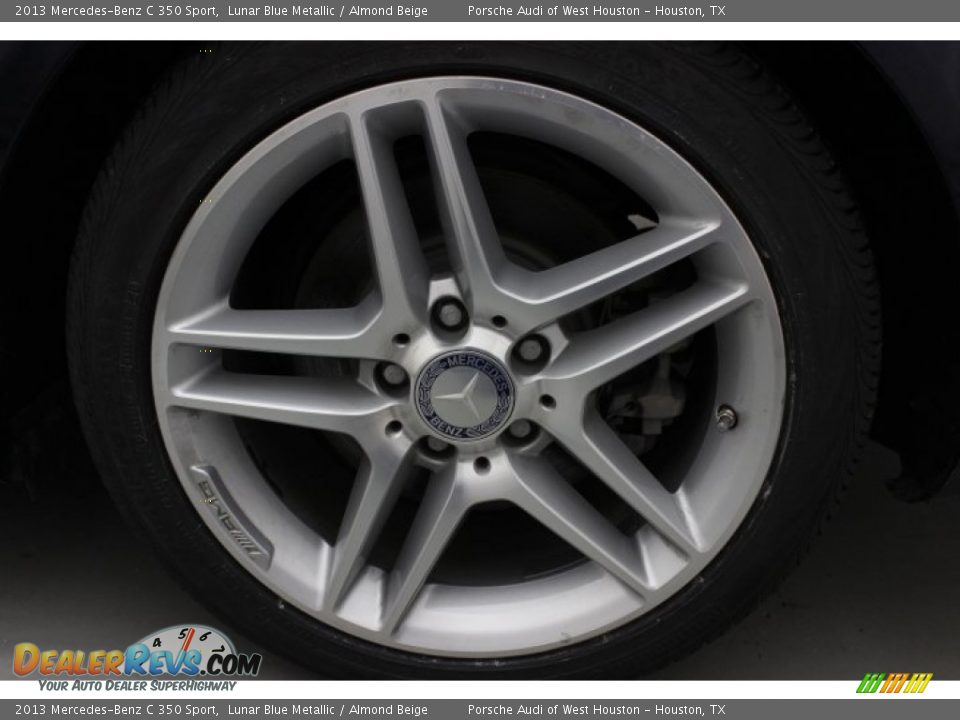 2013 Mercedes-Benz C 350 Sport Lunar Blue Metallic / Almond Beige Photo #11