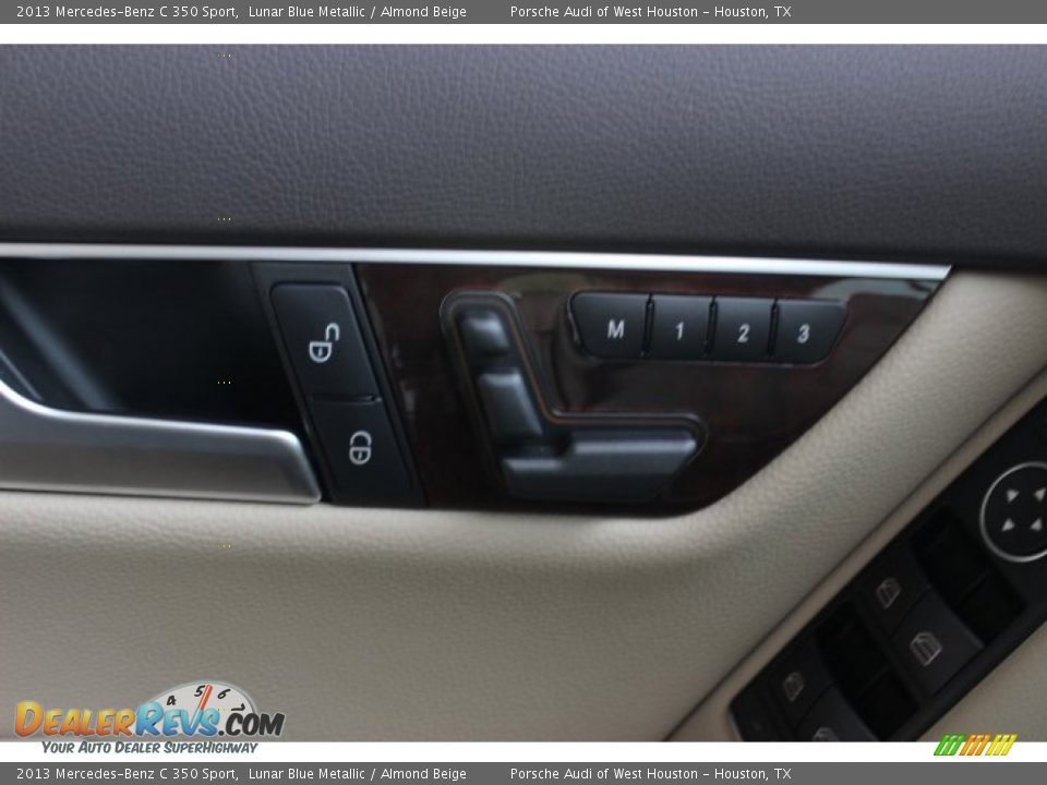 2013 Mercedes-Benz C 350 Sport Lunar Blue Metallic / Almond Beige Photo #13