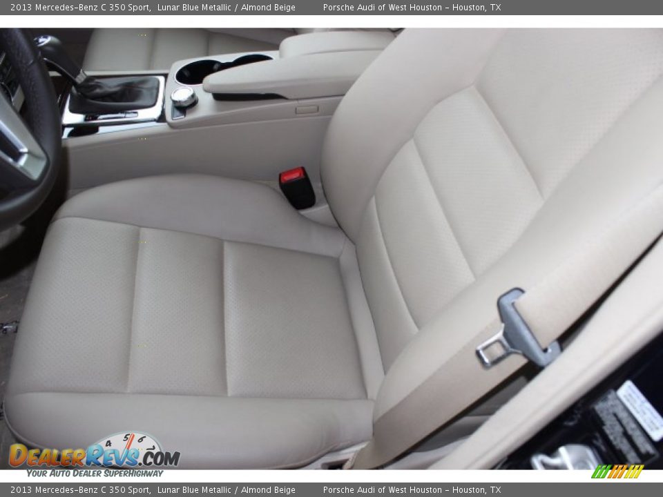 2013 Mercedes-Benz C 350 Sport Lunar Blue Metallic / Almond Beige Photo #16