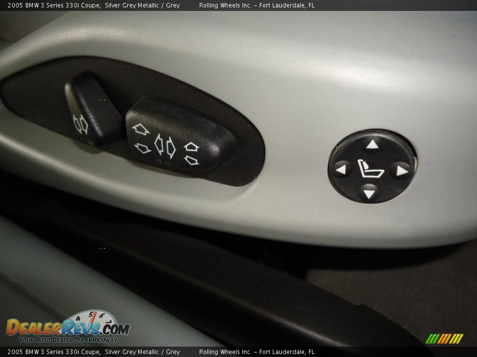 2005 BMW 3 Series 330i Coupe Silver Grey Metallic / Grey Photo #23