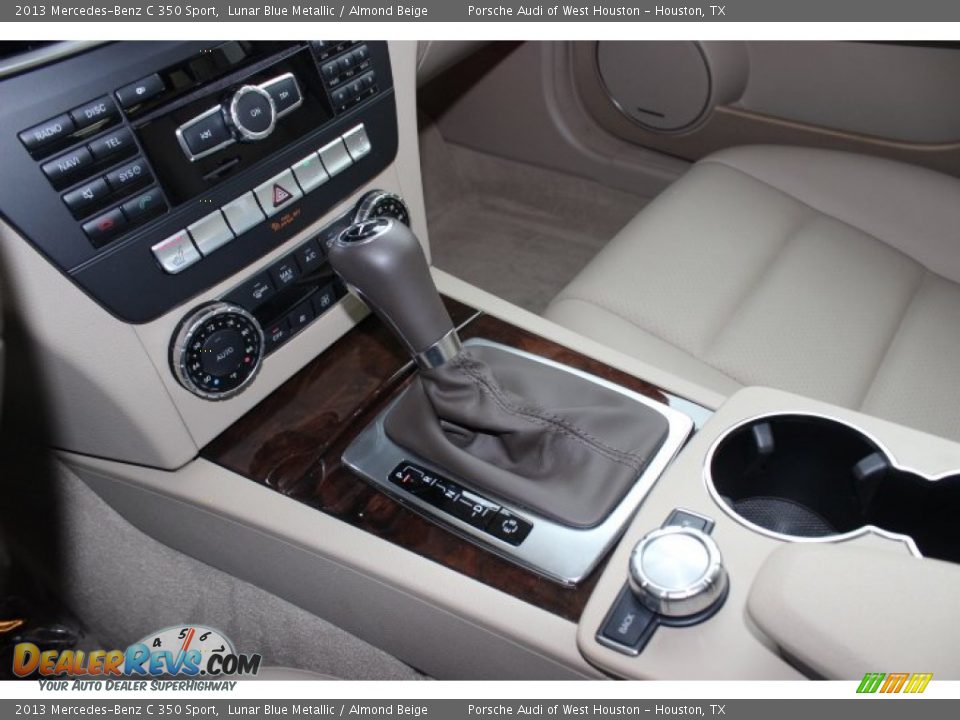 2013 Mercedes-Benz C 350 Sport Lunar Blue Metallic / Almond Beige Photo #18
