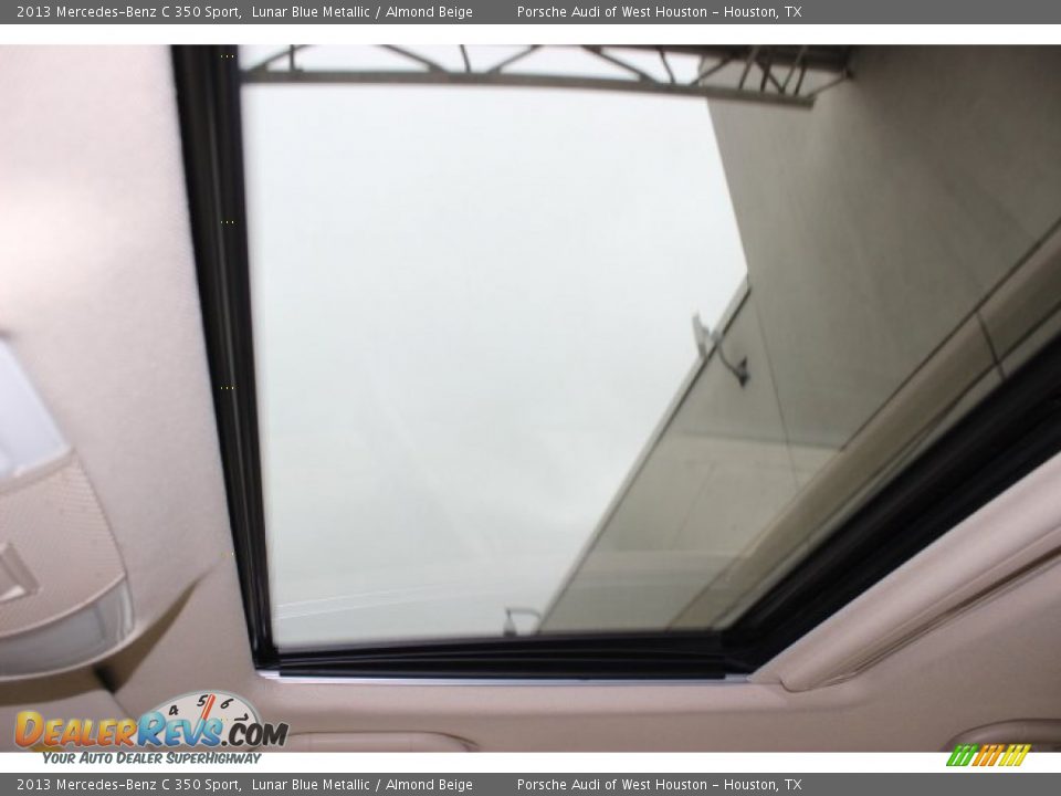 2013 Mercedes-Benz C 350 Sport Lunar Blue Metallic / Almond Beige Photo #19