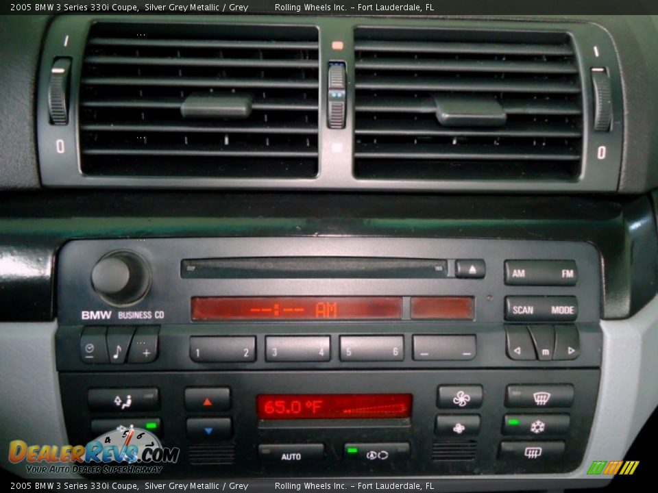 2005 BMW 3 Series 330i Coupe Silver Grey Metallic / Grey Photo #24