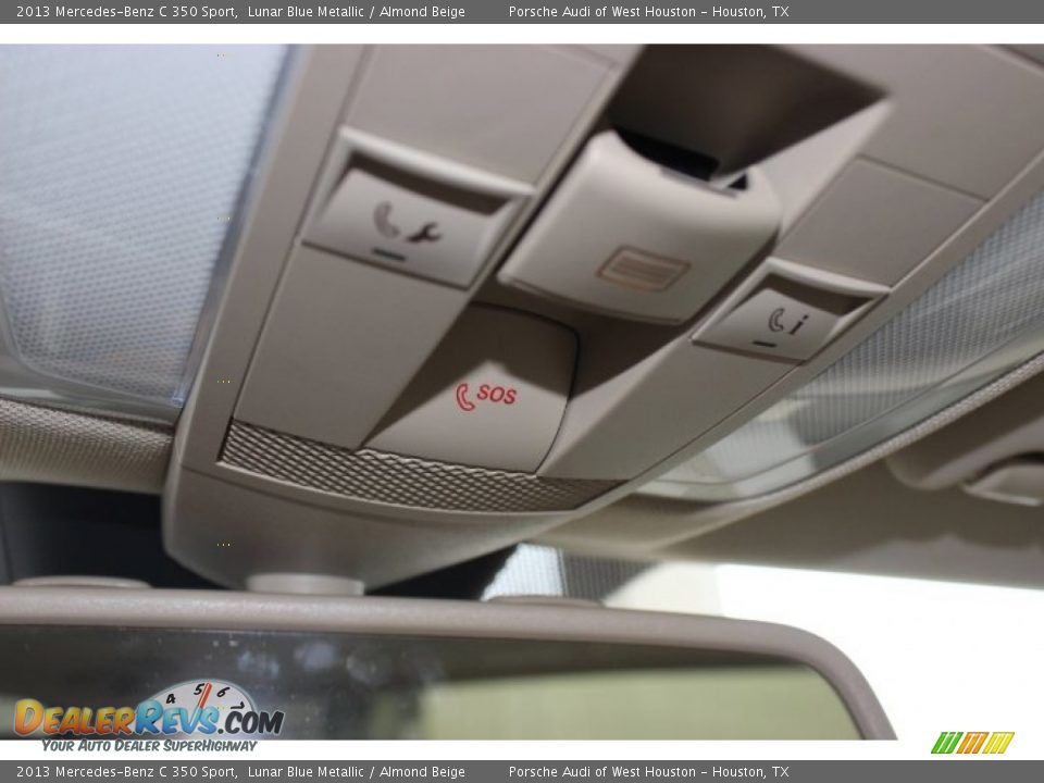 2013 Mercedes-Benz C 350 Sport Lunar Blue Metallic / Almond Beige Photo #21