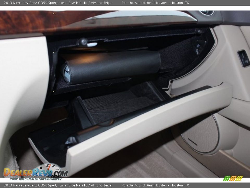 2013 Mercedes-Benz C 350 Sport Lunar Blue Metallic / Almond Beige Photo #22