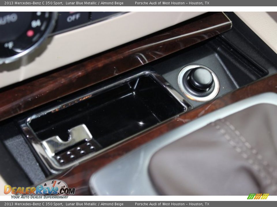 2013 Mercedes-Benz C 350 Sport Lunar Blue Metallic / Almond Beige Photo #28