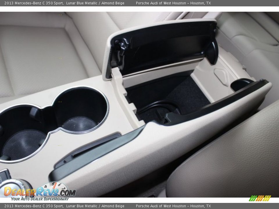 2013 Mercedes-Benz C 350 Sport Lunar Blue Metallic / Almond Beige Photo #29