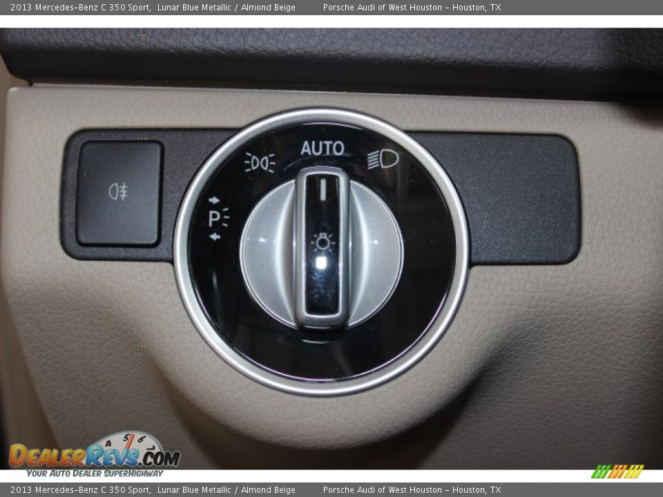 2013 Mercedes-Benz C 350 Sport Lunar Blue Metallic / Almond Beige Photo #32