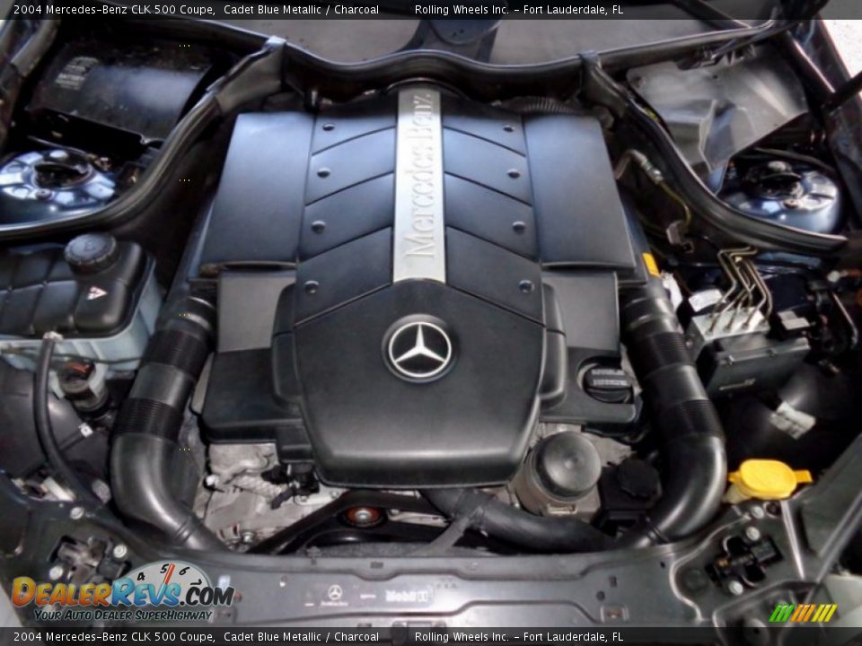 2004 Mercedes-Benz CLK 500 Coupe 5.0 Liter SOHC 24-Valve V8 Engine Photo #30