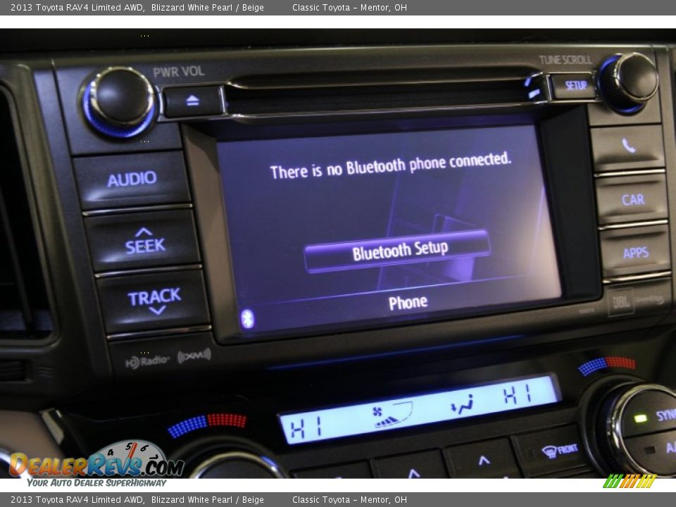 2013 Toyota RAV4 Limited AWD Blizzard White Pearl / Beige Photo #11