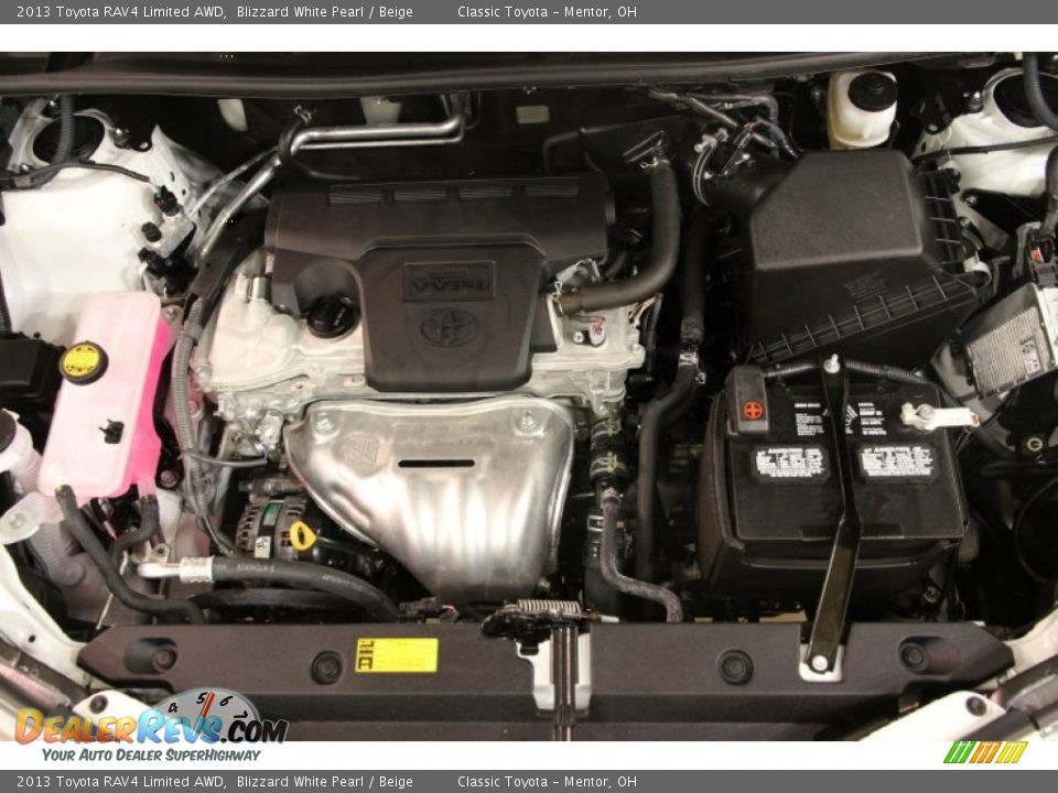 2013 Toyota RAV4 Limited AWD Blizzard White Pearl / Beige Photo #22
