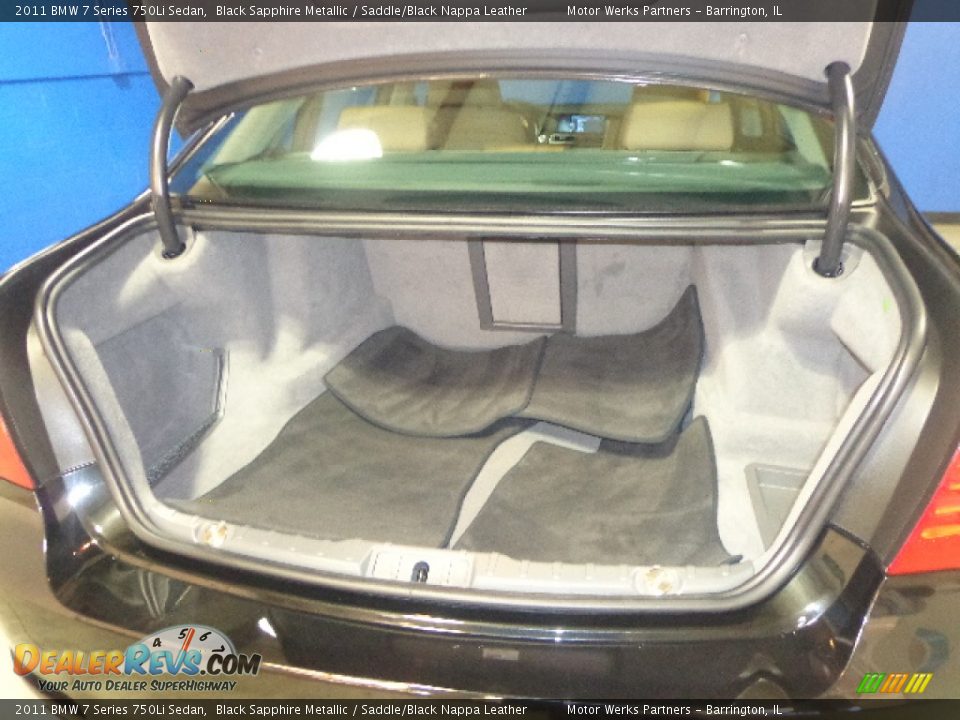 2011 BMW 7 Series 750Li Sedan Black Sapphire Metallic / Saddle/Black Nappa Leather Photo #25