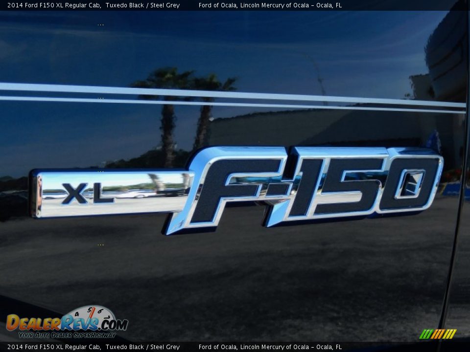 2014 Ford F150 XL Regular Cab Tuxedo Black / Steel Grey Photo #5