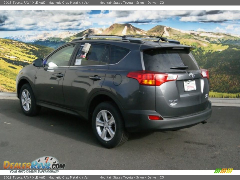 2013 Toyota RAV4 XLE AWD Magnetic Gray Metallic / Ash Photo #3