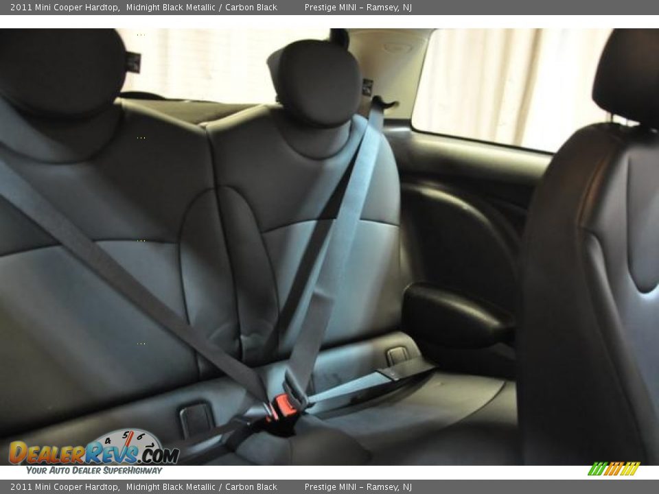 2011 Mini Cooper Hardtop Midnight Black Metallic / Carbon Black Photo #10
