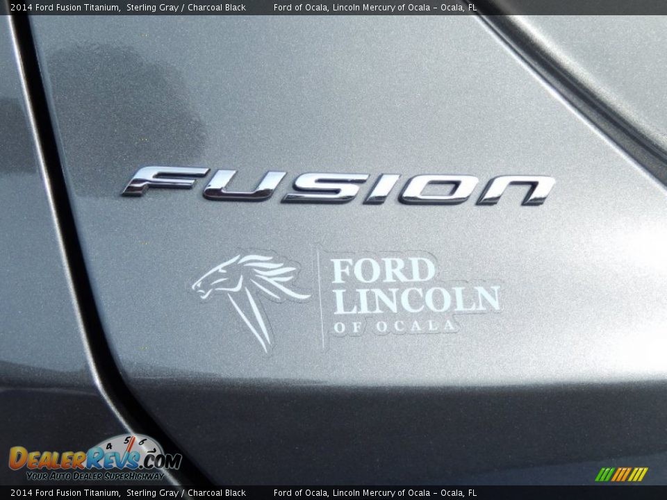 2014 Ford Fusion Titanium Sterling Gray / Charcoal Black Photo #4
