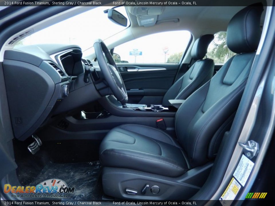 2014 Ford Fusion Titanium Sterling Gray / Charcoal Black Photo #6