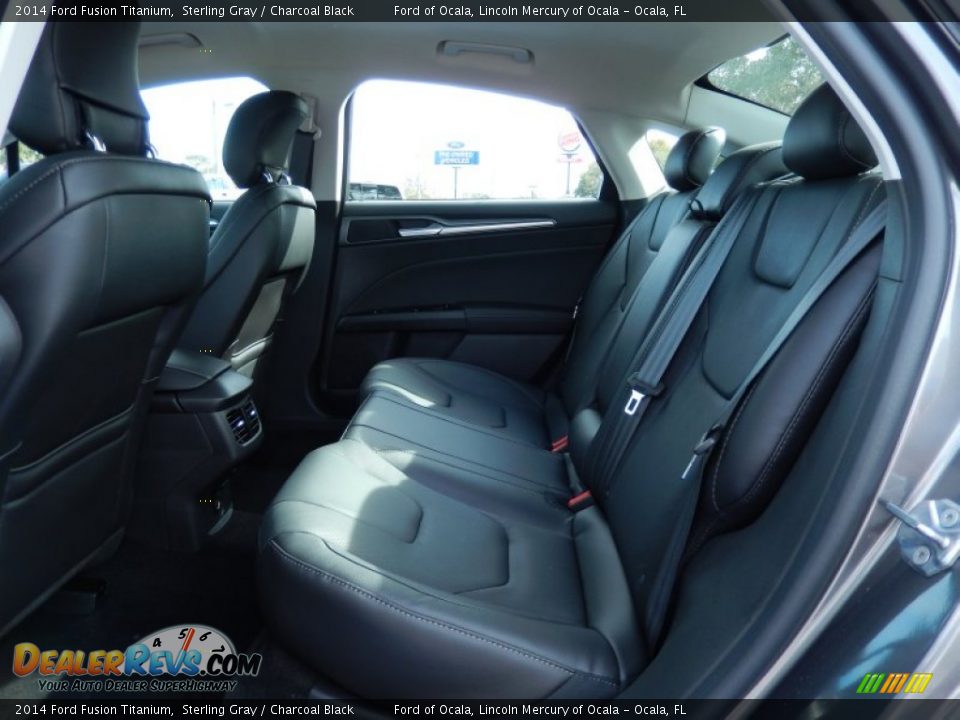 2014 Ford Fusion Titanium Sterling Gray / Charcoal Black Photo #7