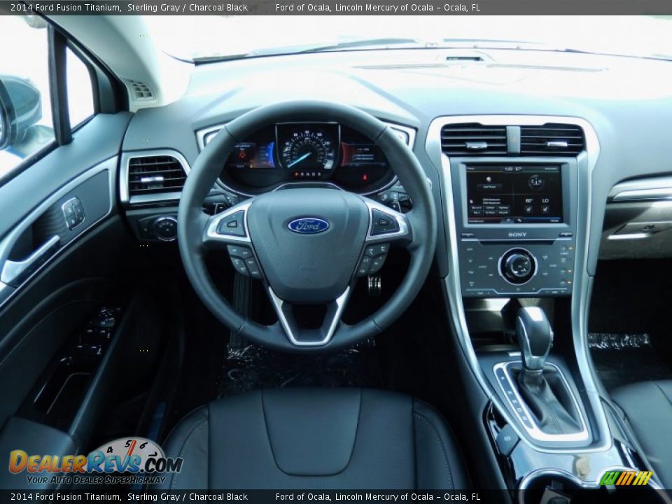 2014 Ford Fusion Titanium Sterling Gray / Charcoal Black Photo #8
