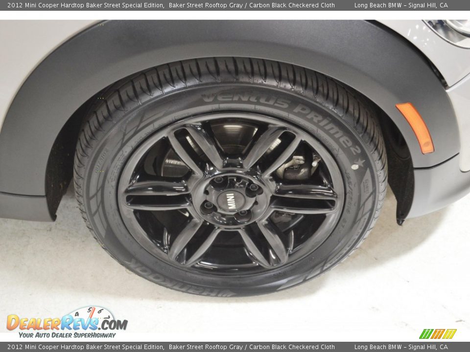 2012 Mini Cooper Hardtop Baker Street Special Edition Baker Street Rooftop Gray / Carbon Black Checkered Cloth Photo #3