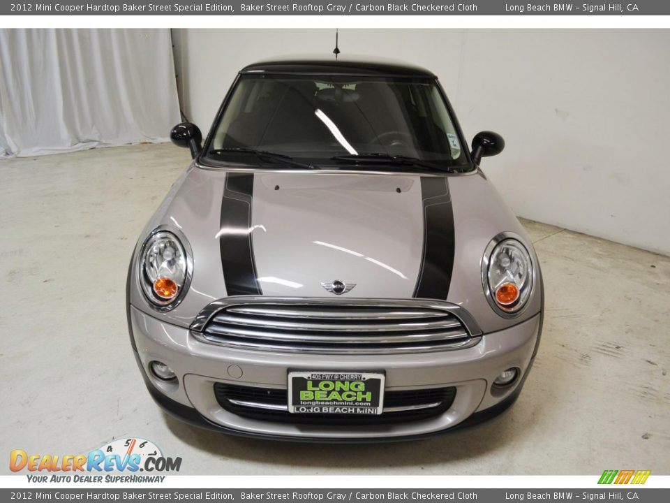 2012 Mini Cooper Hardtop Baker Street Special Edition Baker Street Rooftop Gray / Carbon Black Checkered Cloth Photo #4