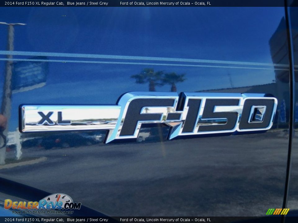 2014 Ford F150 XL Regular Cab Blue Jeans / Steel Grey Photo #5