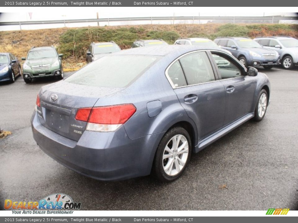 2013 Subaru Legacy 2.5i Premium Twilight Blue Metallic / Black Photo #6