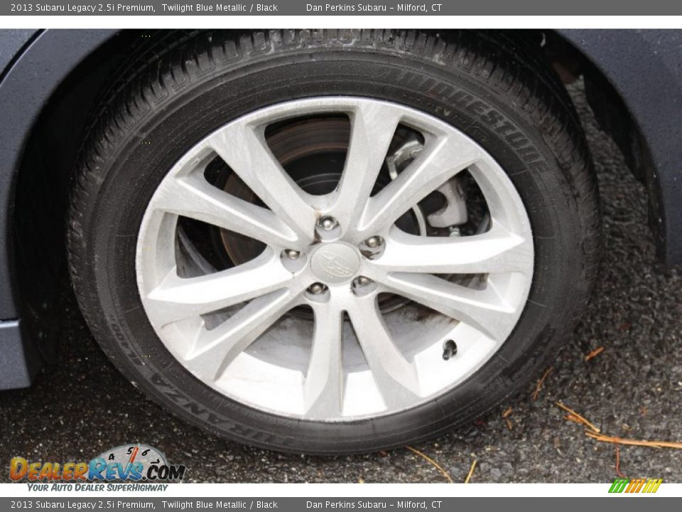 2013 Subaru Legacy 2.5i Premium Twilight Blue Metallic / Black Photo #18