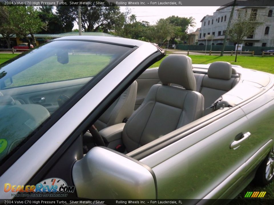 2004 Volvo C70 High Pressure Turbo Silver Metallic / Silver Photo #10