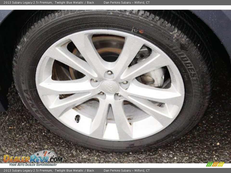 2013 Subaru Legacy 2.5i Premium Twilight Blue Metallic / Black Photo #21