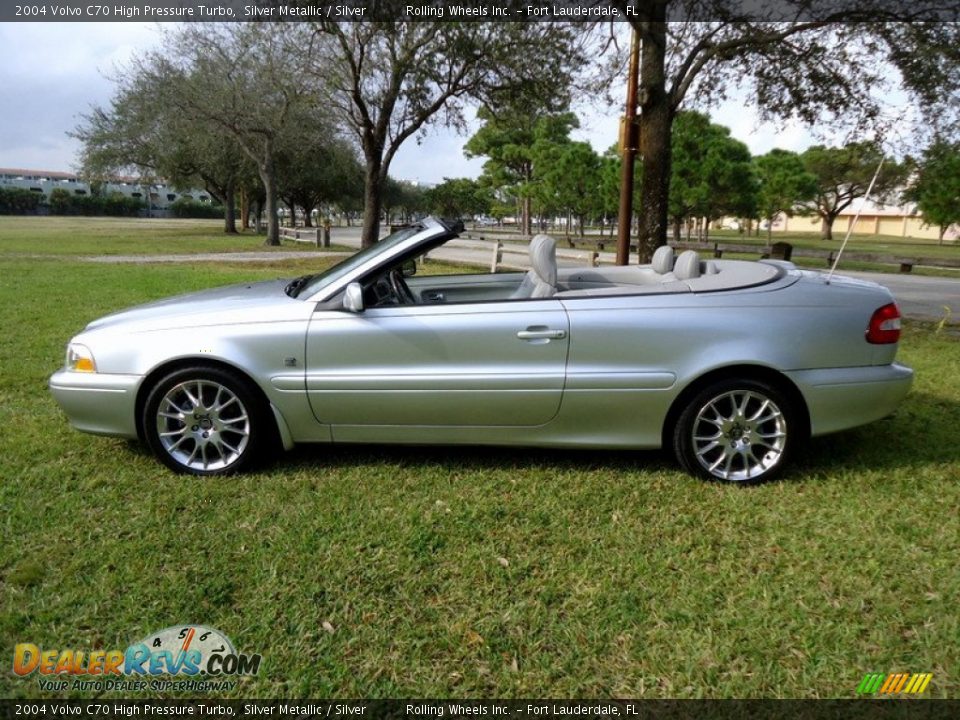 2004 Volvo C70 High Pressure Turbo Silver Metallic / Silver Photo #12