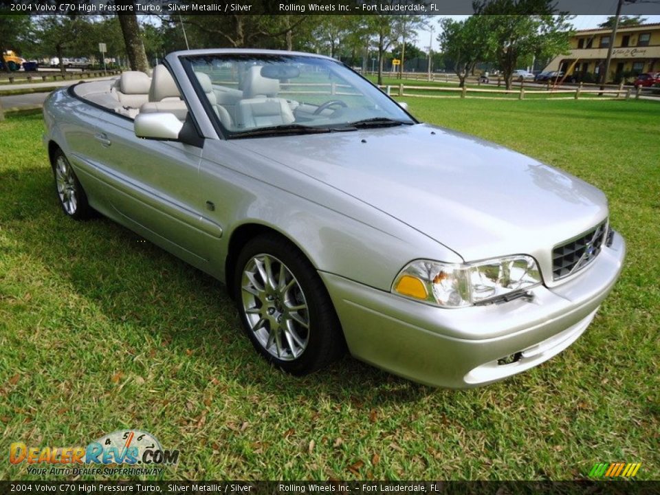2004 Volvo C70 High Pressure Turbo Silver Metallic / Silver Photo #14
