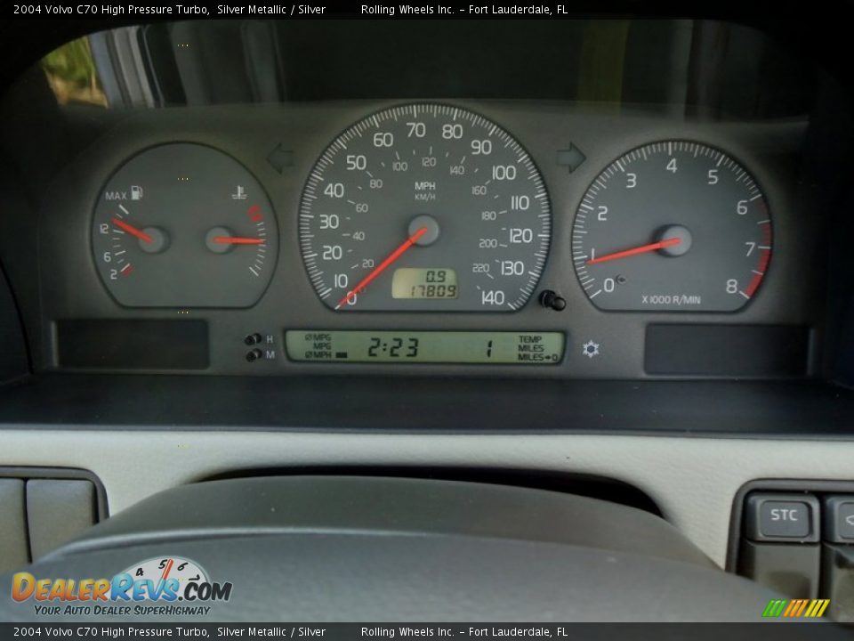 2004 Volvo C70 High Pressure Turbo Silver Metallic / Silver Photo #24