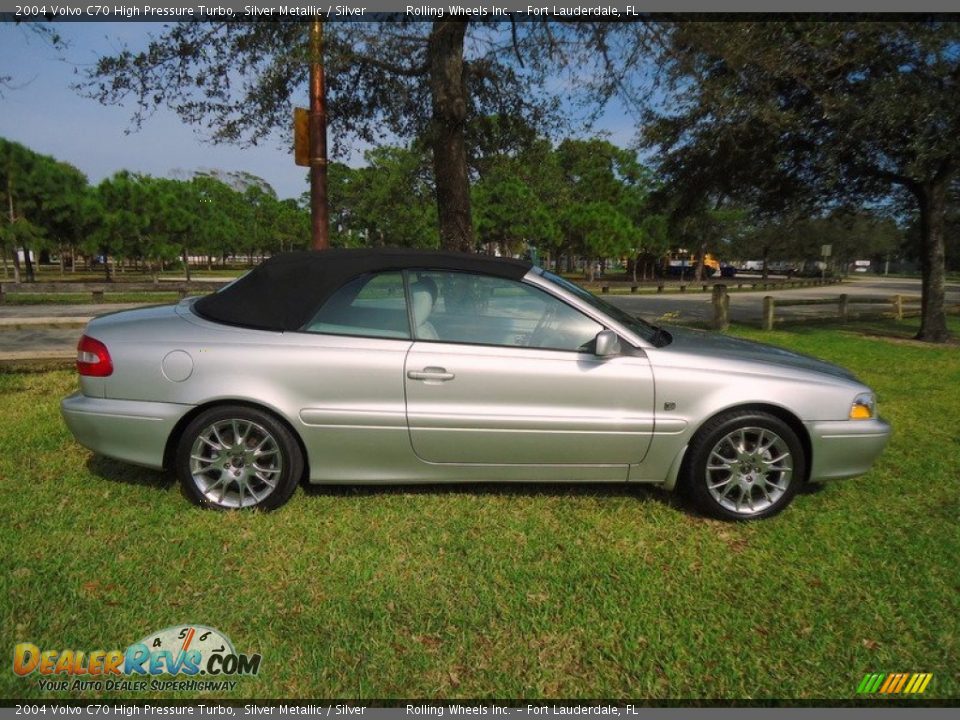 2004 Volvo C70 High Pressure Turbo Silver Metallic / Silver Photo #27