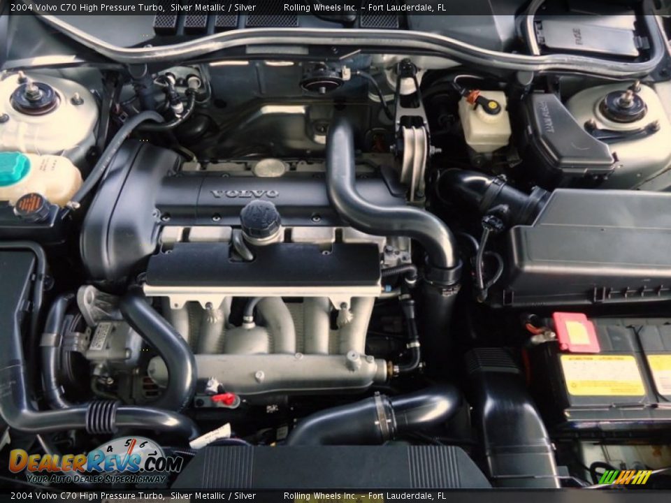 2004 Volvo C70 High Pressure Turbo Silver Metallic / Silver Photo #34